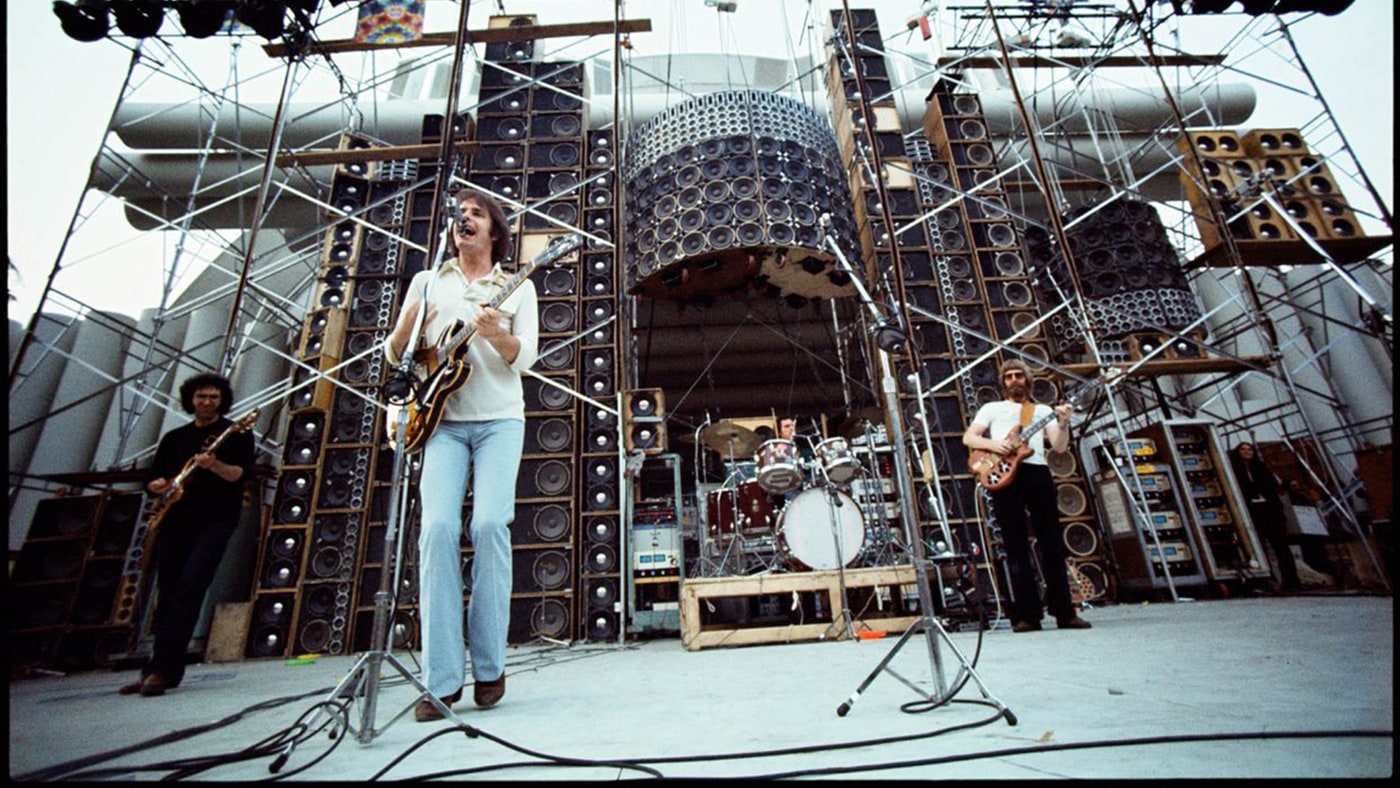 Nella foto il gruppo musicale rock statunitense Grateful Dead.